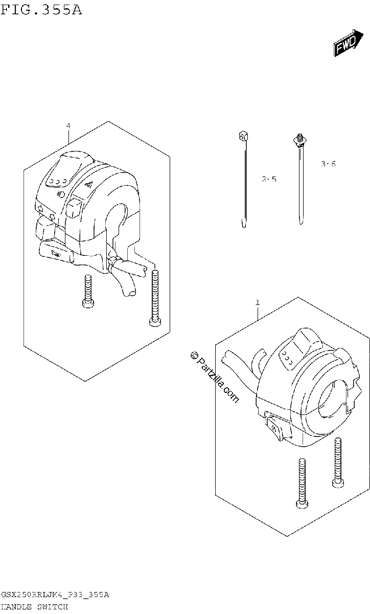 Diagrama de HANDLE SWITCH