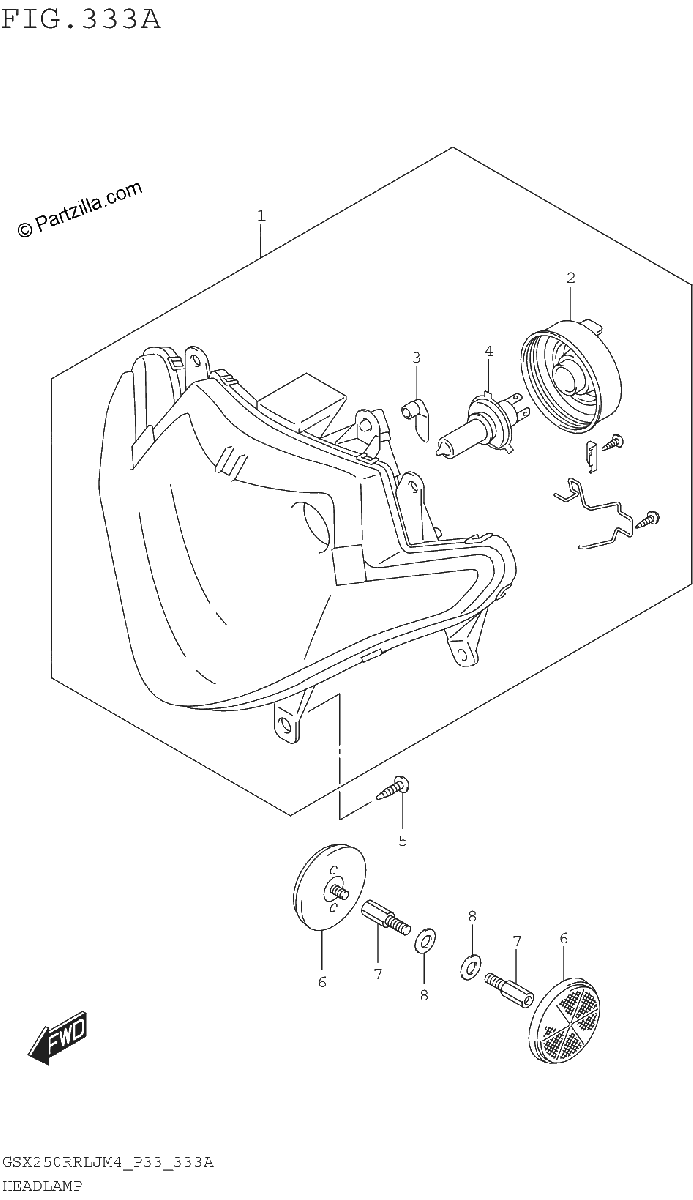 Diagrama de HEADLAMP