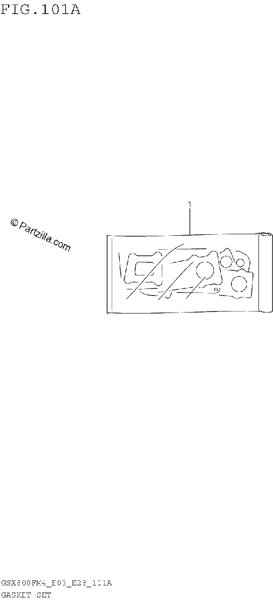 Diagrama de GASKET SET