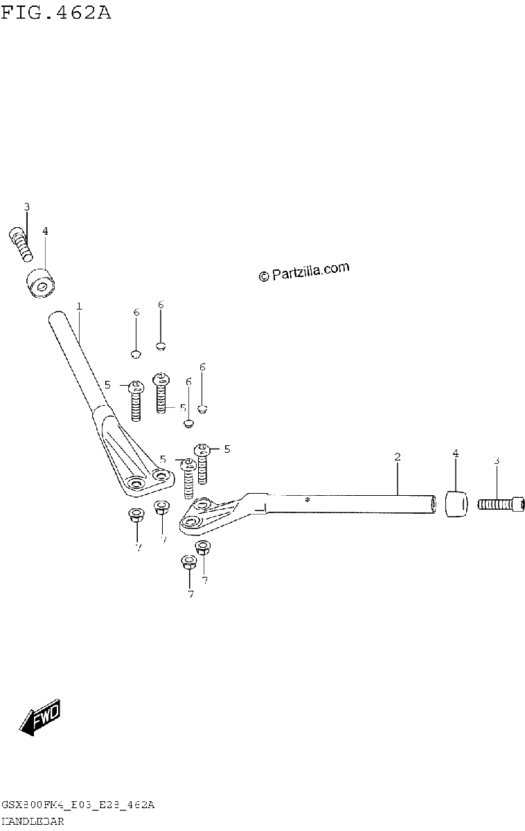Diagrama de HANDLEBAR