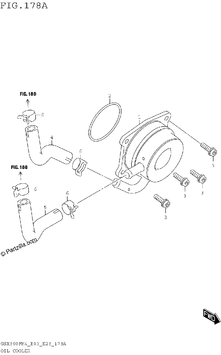 Diagrama de OIL COOLER
