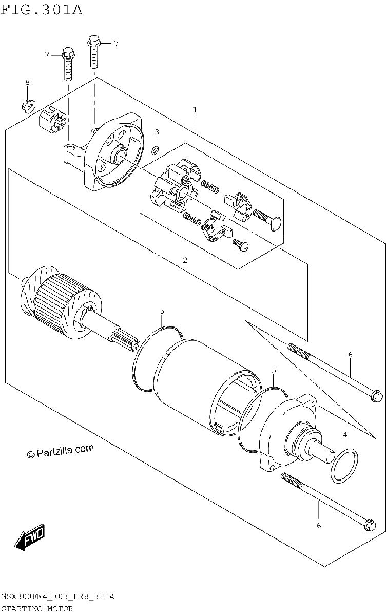 Diagrama de STARTING MOTOR