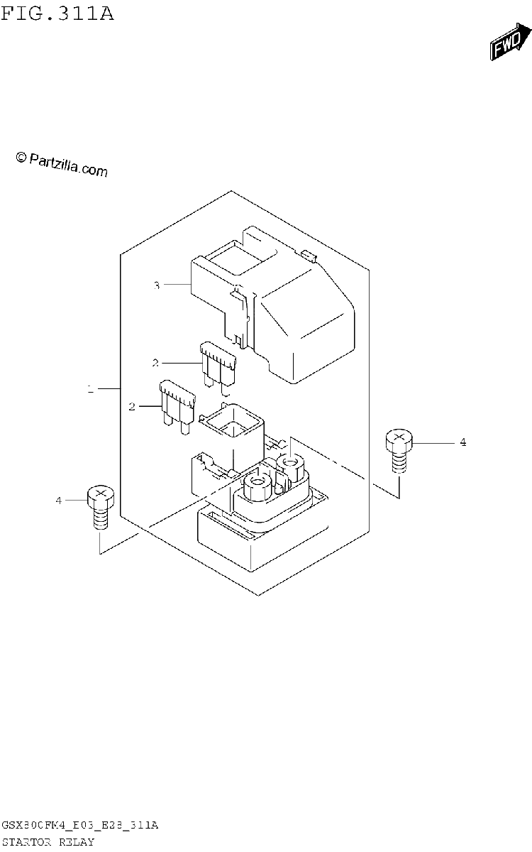 Diagrama de STARTOR RELAY
