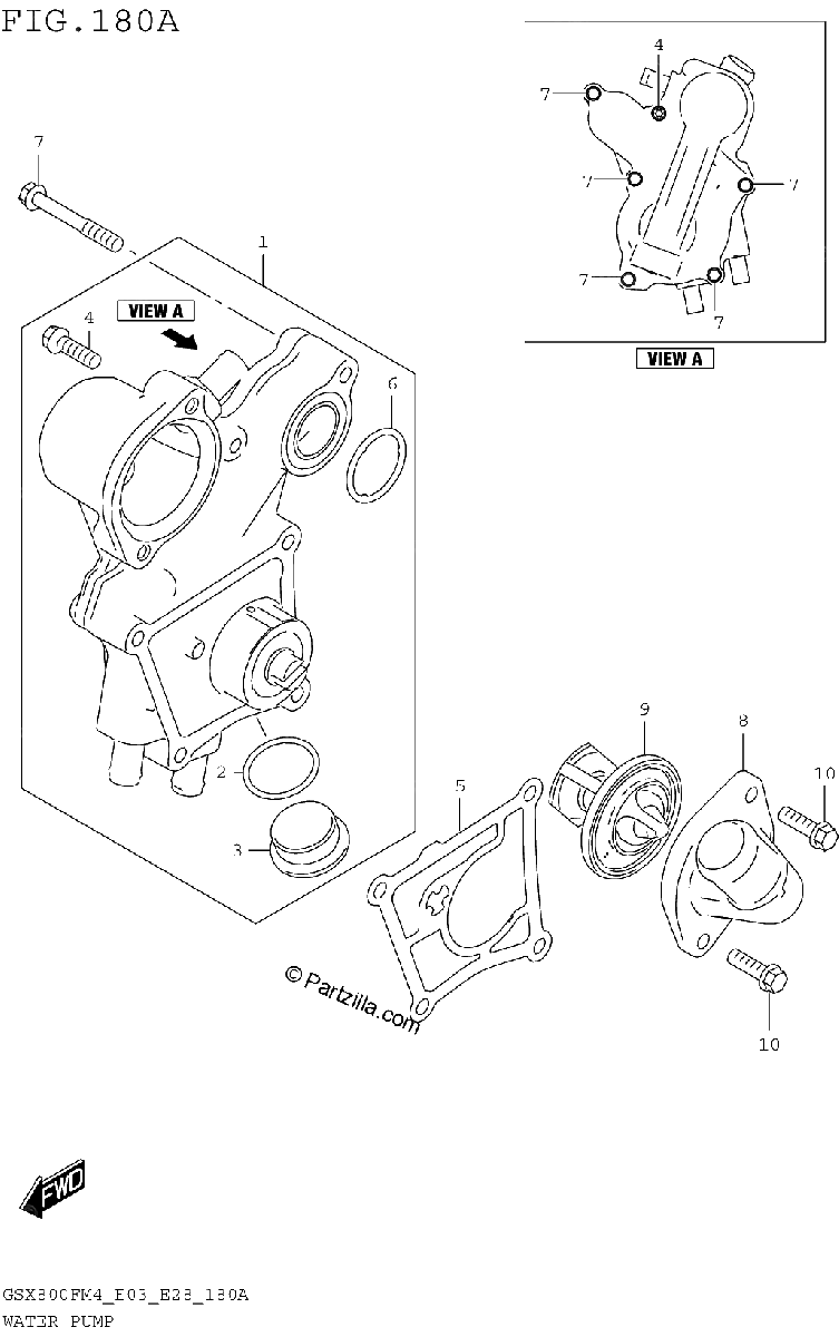 Diagrama de WATER PUMP