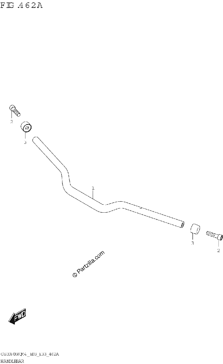 Diagrama de HANDLEBAR