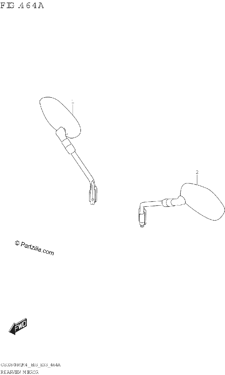 Diagrama de REAR VIEW MIRROR