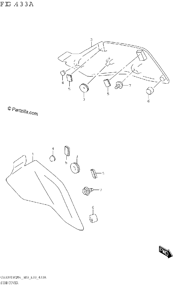 Diagrama de SIDE COVER