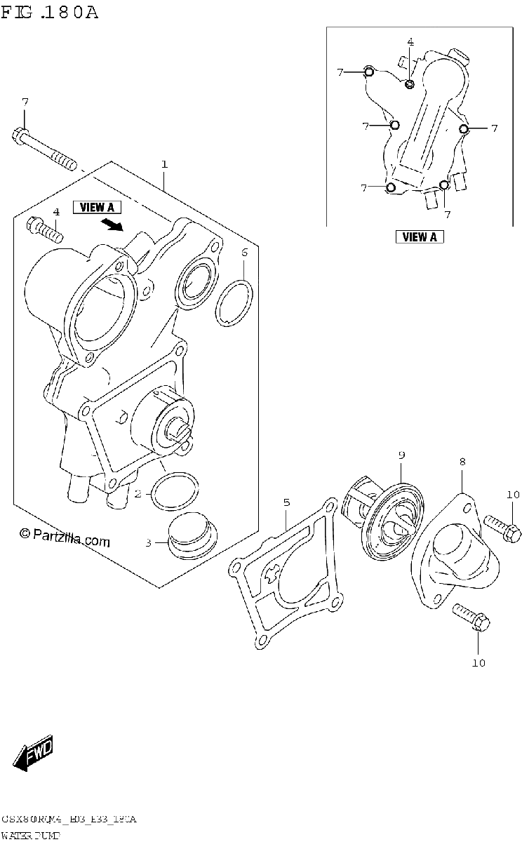 Diagrama de WATER PUMP