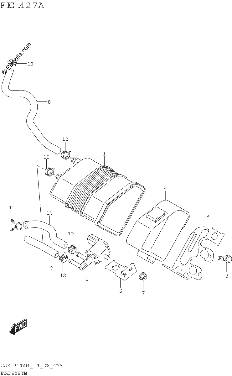 Diagrama de EVAP SYSTEM E33