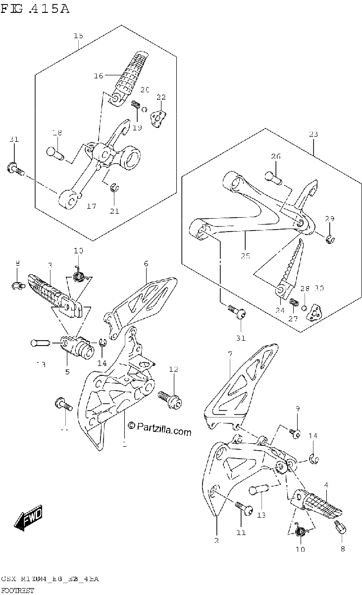 Diagrama de FOOTREST