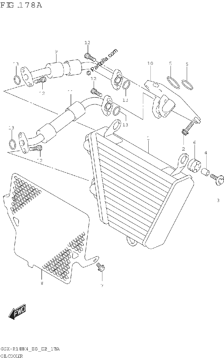 Diagrama de OIL COOLER