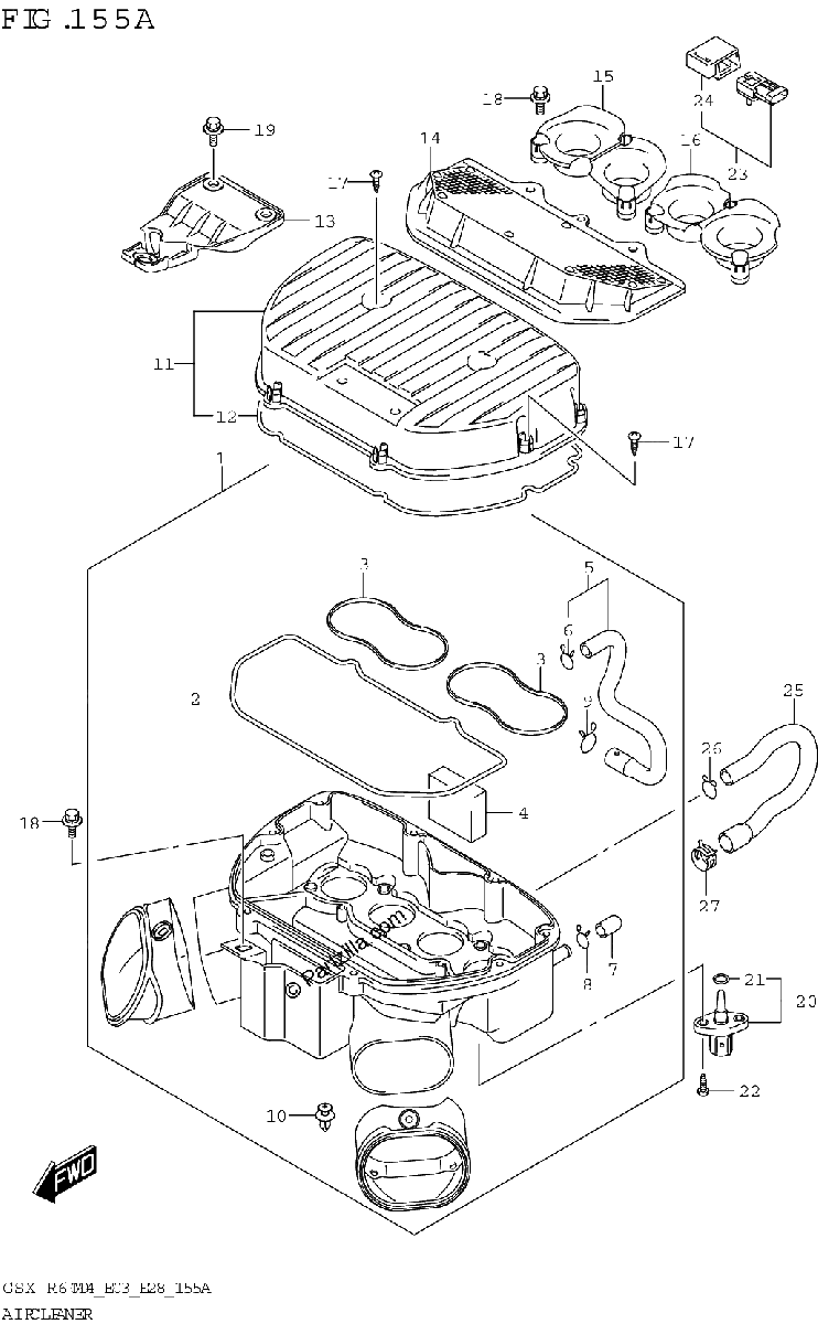 Diagrama de AIR CLEANER