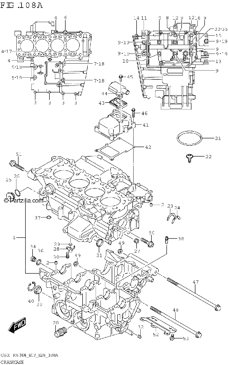 Diagrama de CRANKCASE
