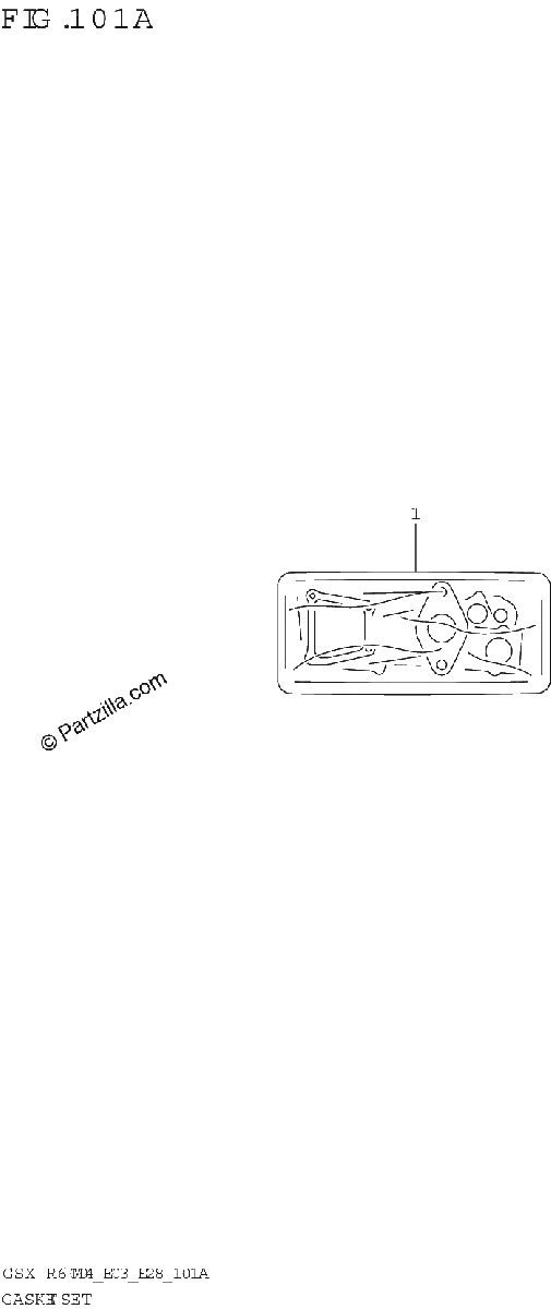 Diagrama de GASKET SET