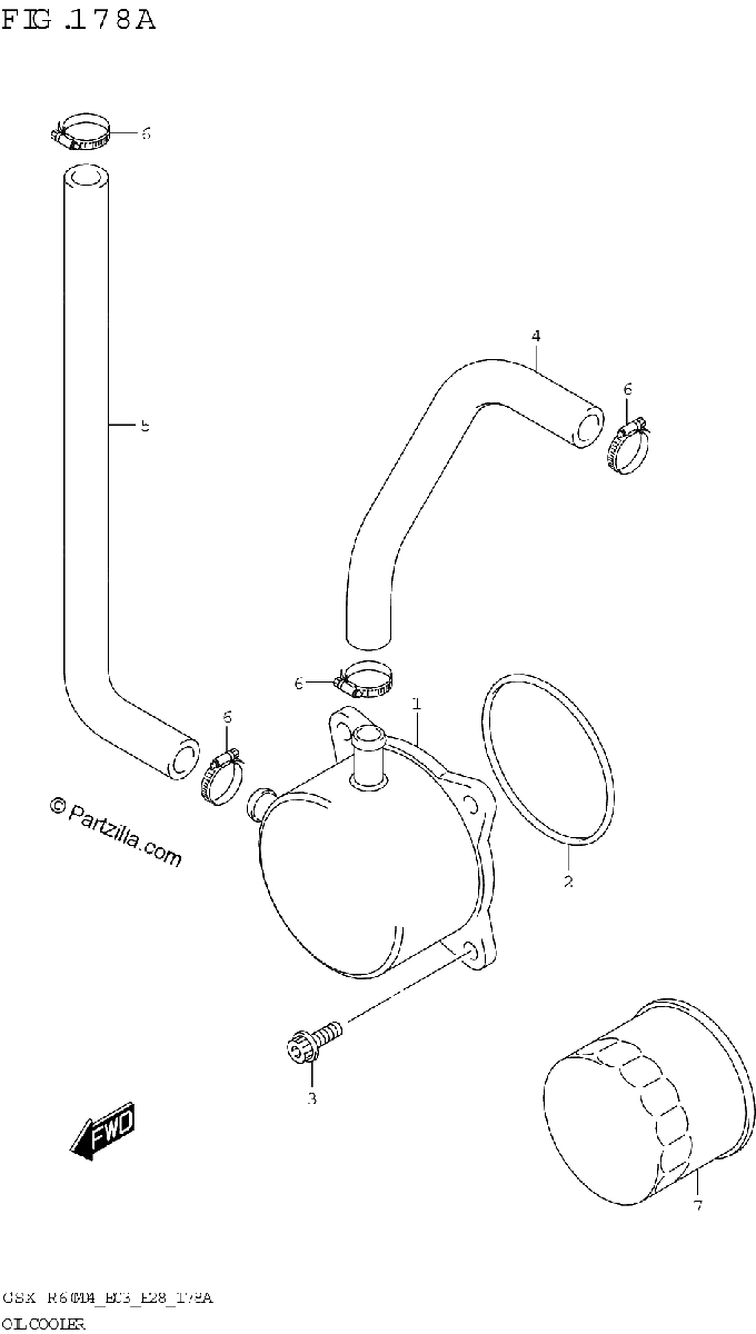 Diagrama de OIL COOLER