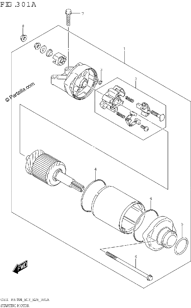 Diagrama de STARTING MOTOR
