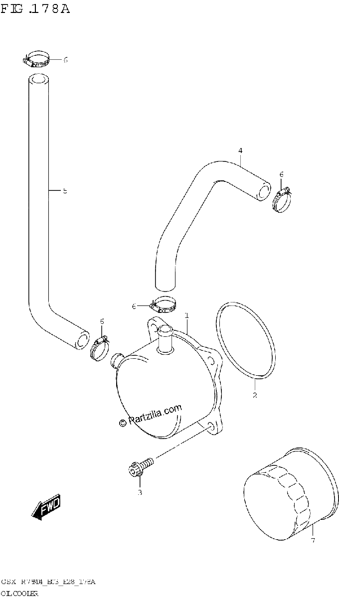 Diagrama de OIL COOLER
