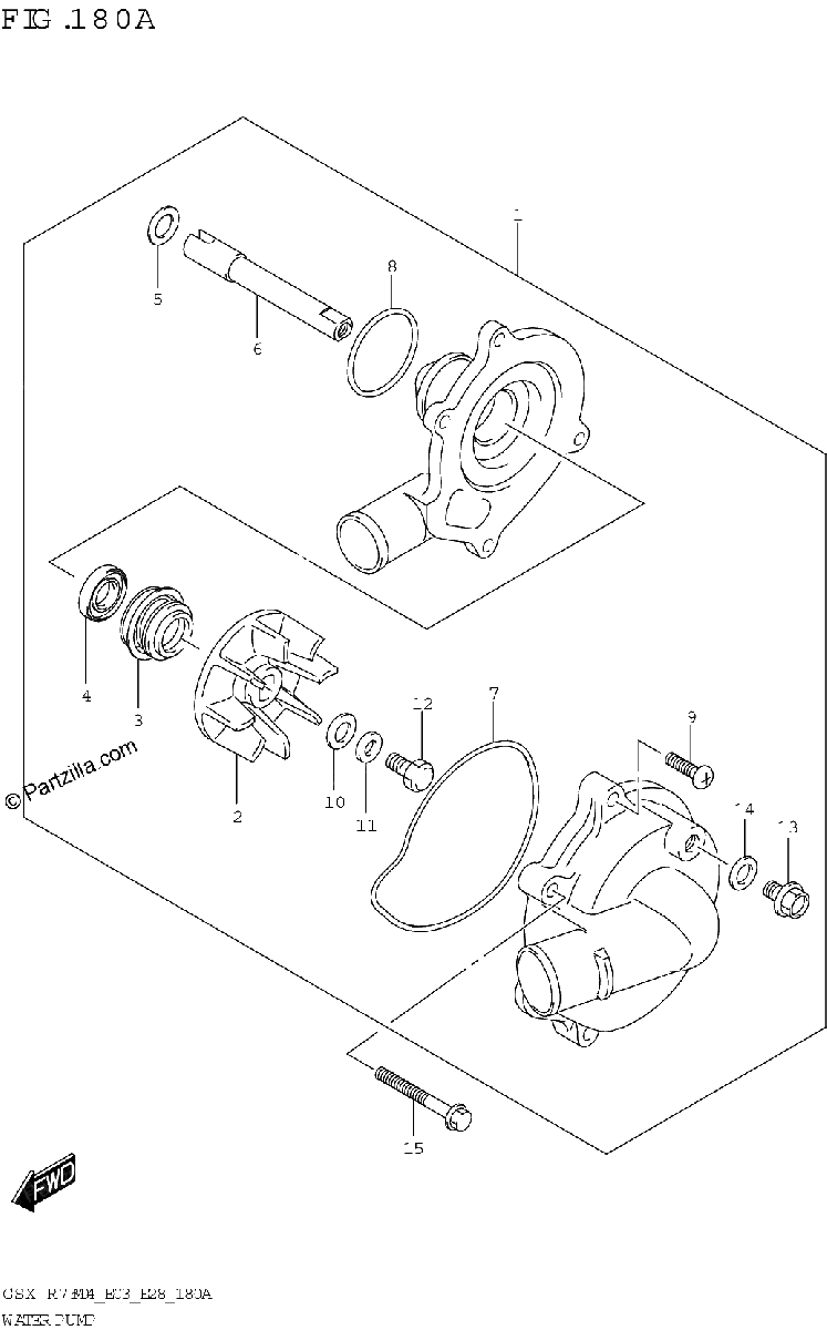 Diagrama de WATER PUMP