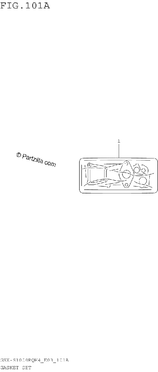 Diagrama de GASKET SET