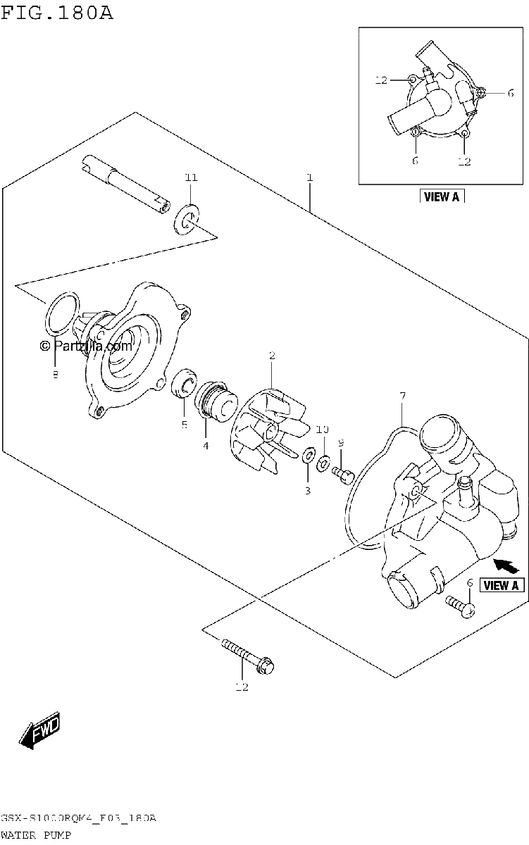 Diagrama de WATER PUMP