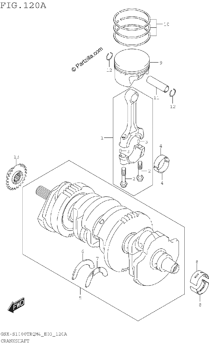 Diagrama de CRANKSHAFT