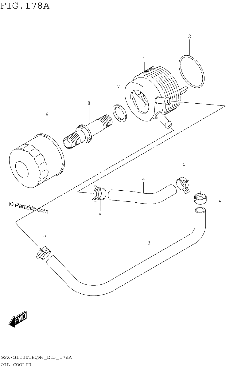 Diagrama de OIL COOLER
