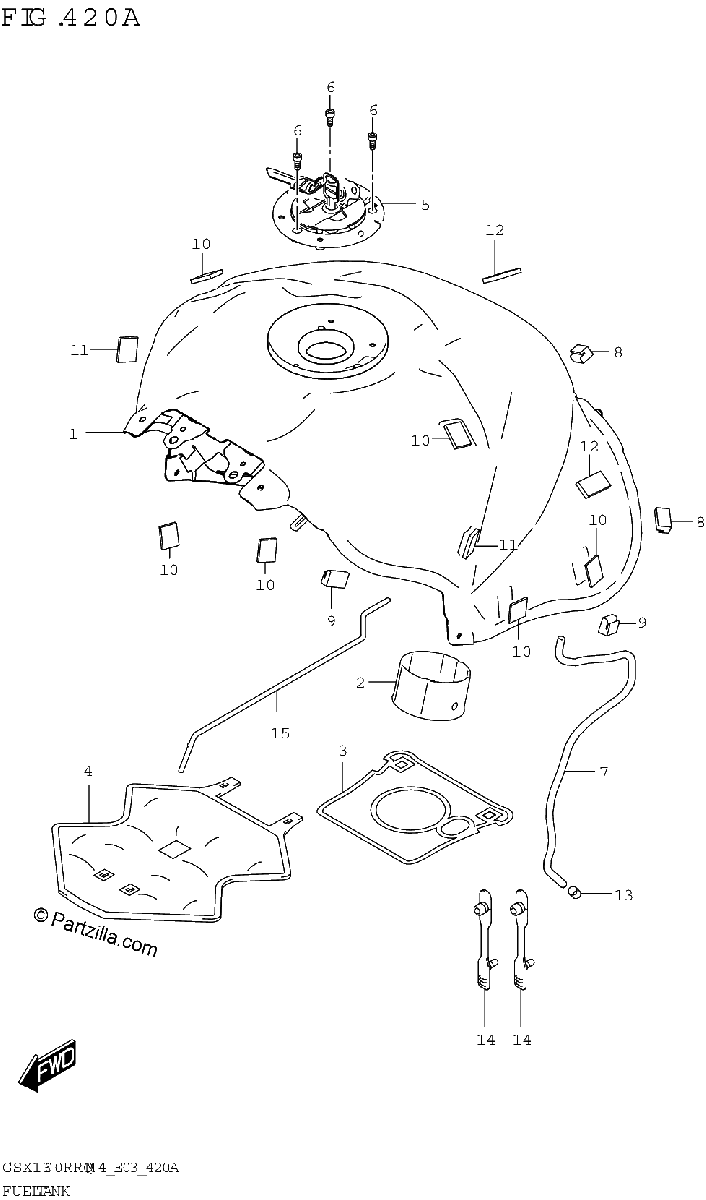 Diagrama de FUEL TANK E33