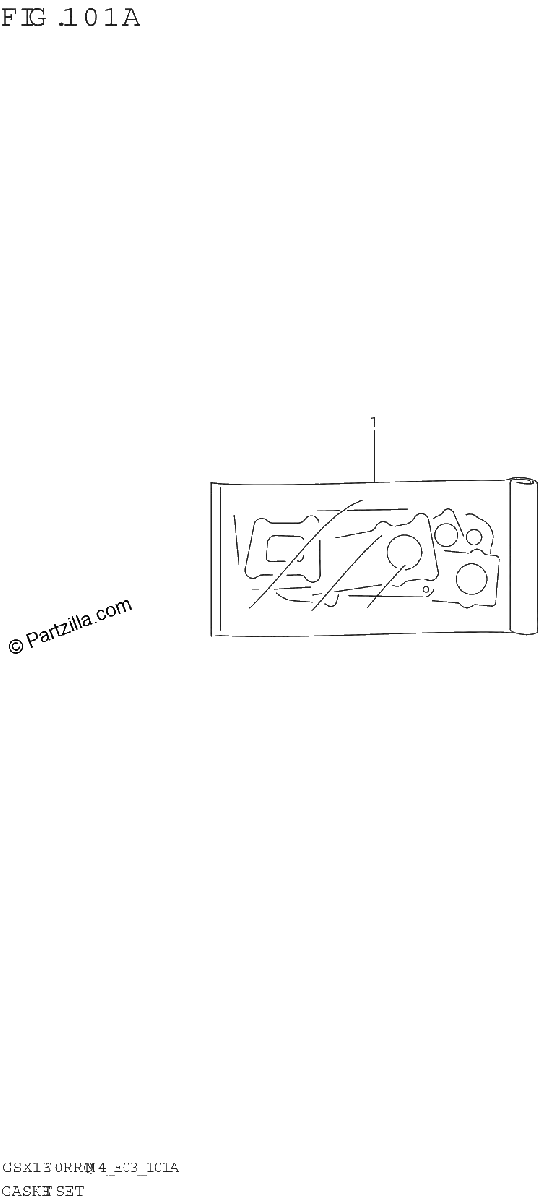 Diagrama de GASKET SET