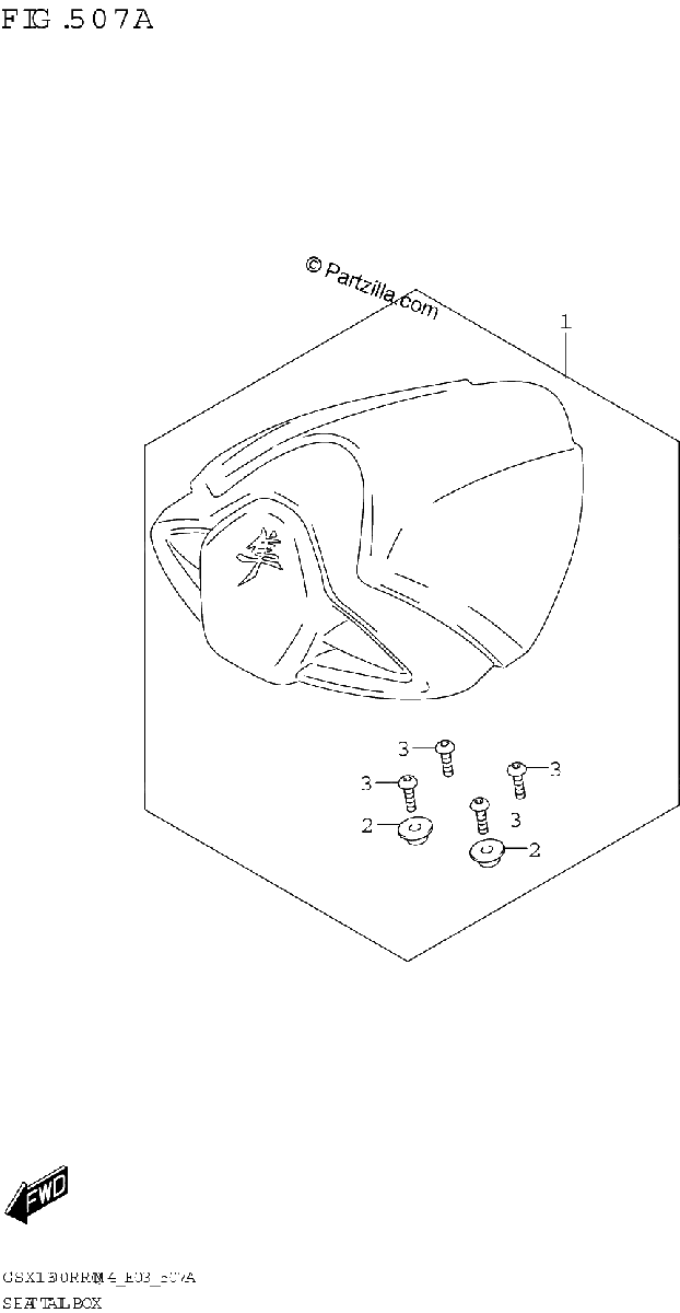 Diagrama de SEAT TAIL BOX