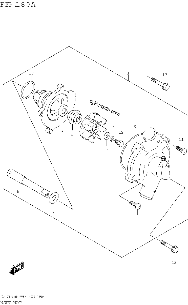 Diagrama de WATER PUMP