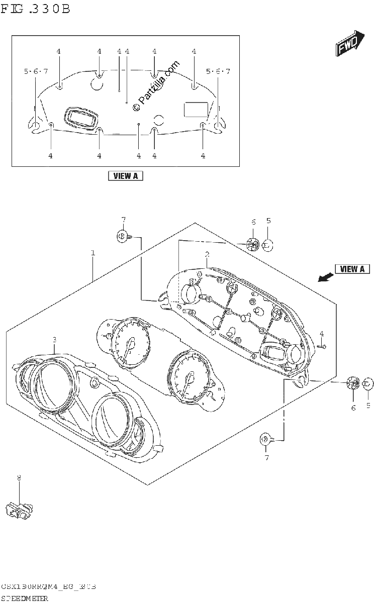 Diagrama de SPEEDOMETER E03 E33