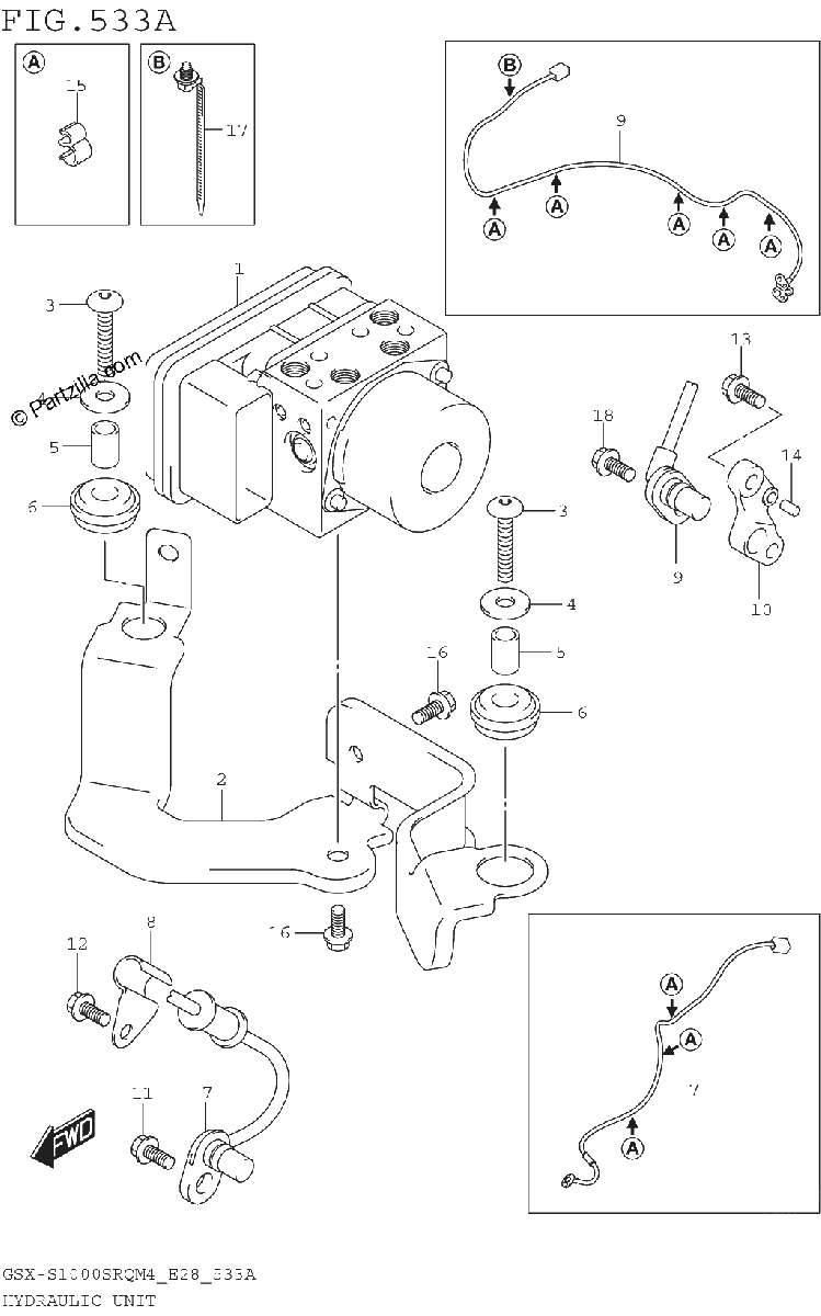 Diagrama de HYDRAULIC UNIT