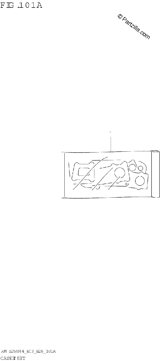 Diagrama de GASKET SET