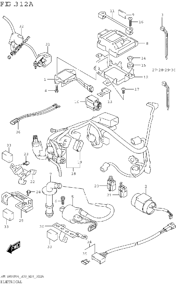Diagrama de ELECTRICAL E28