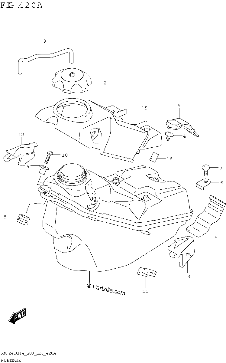 Diagrama de FUEL TANK