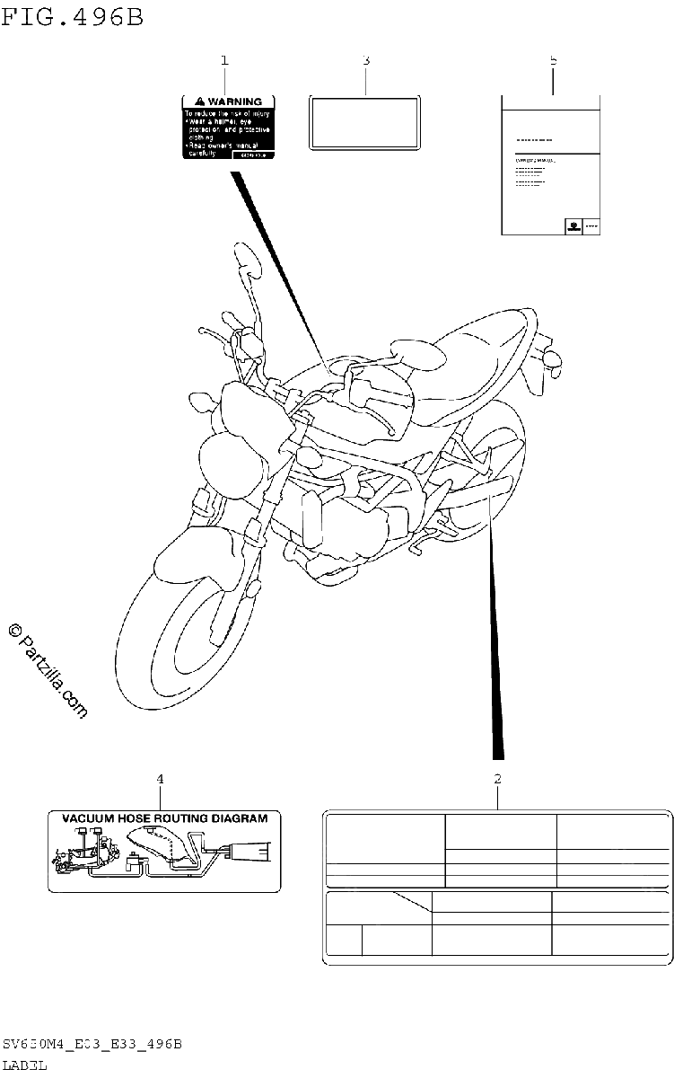 Diagrama de LABEL SV650M4 E33