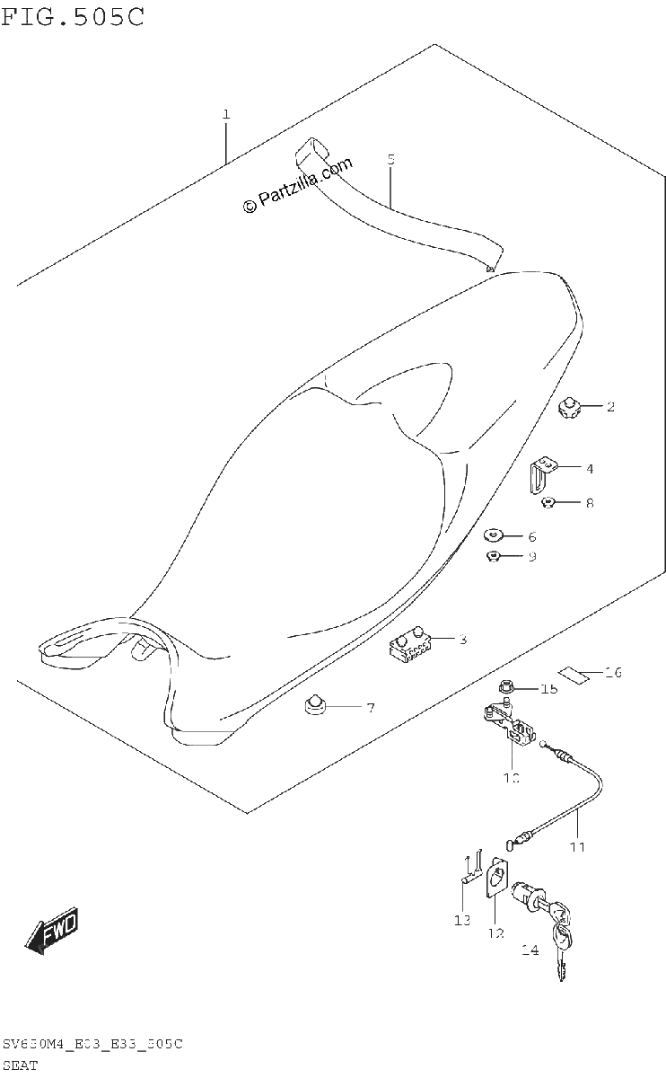 Diagrama de SEAT SV650AM4 E28