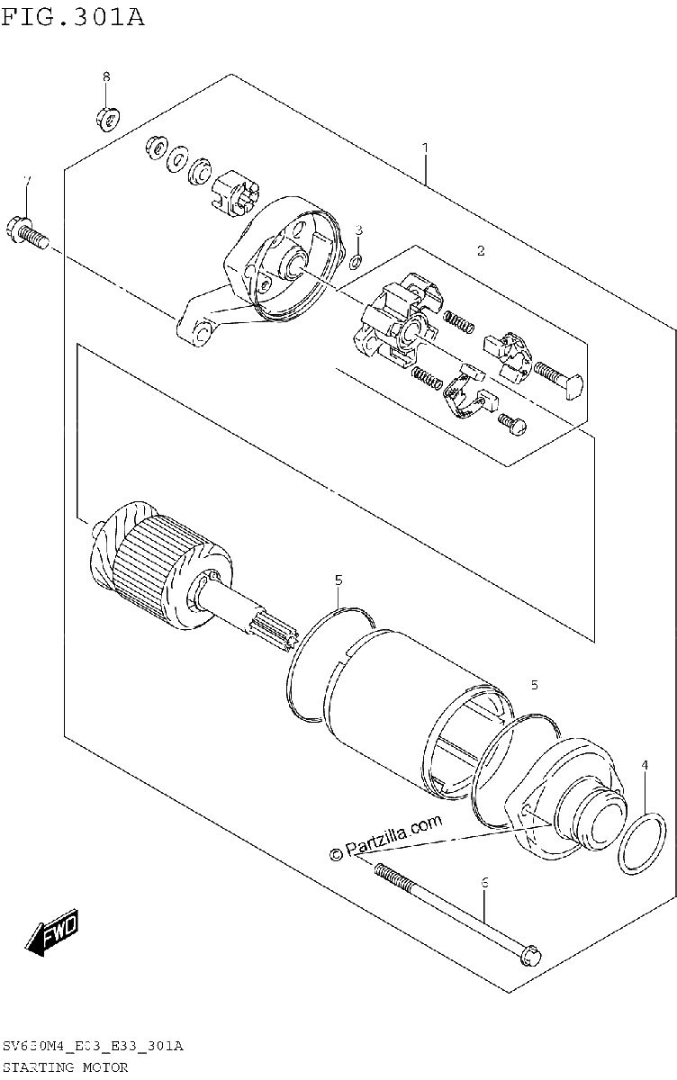 Diagrama de STARTING MOTOR