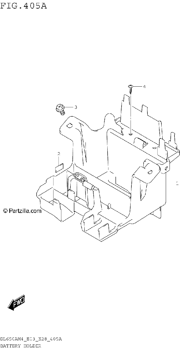 Diagrama de BATTERY HOLDER
