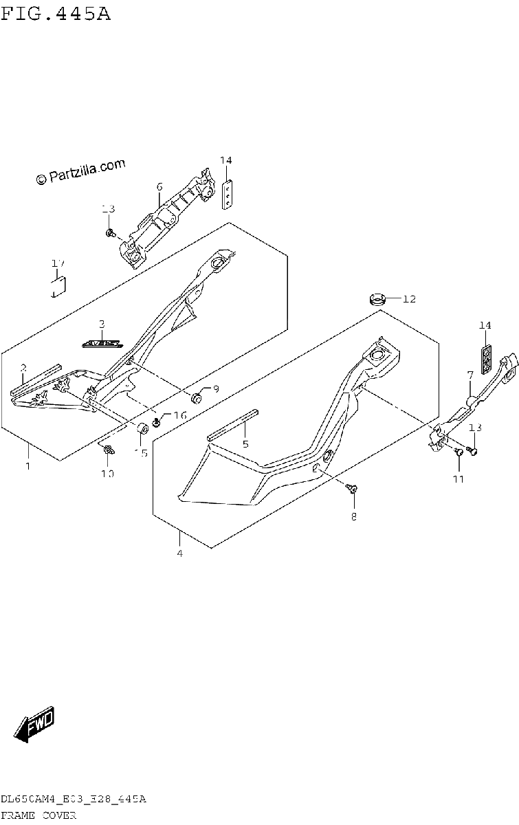 Diagrama de FRAME COVER