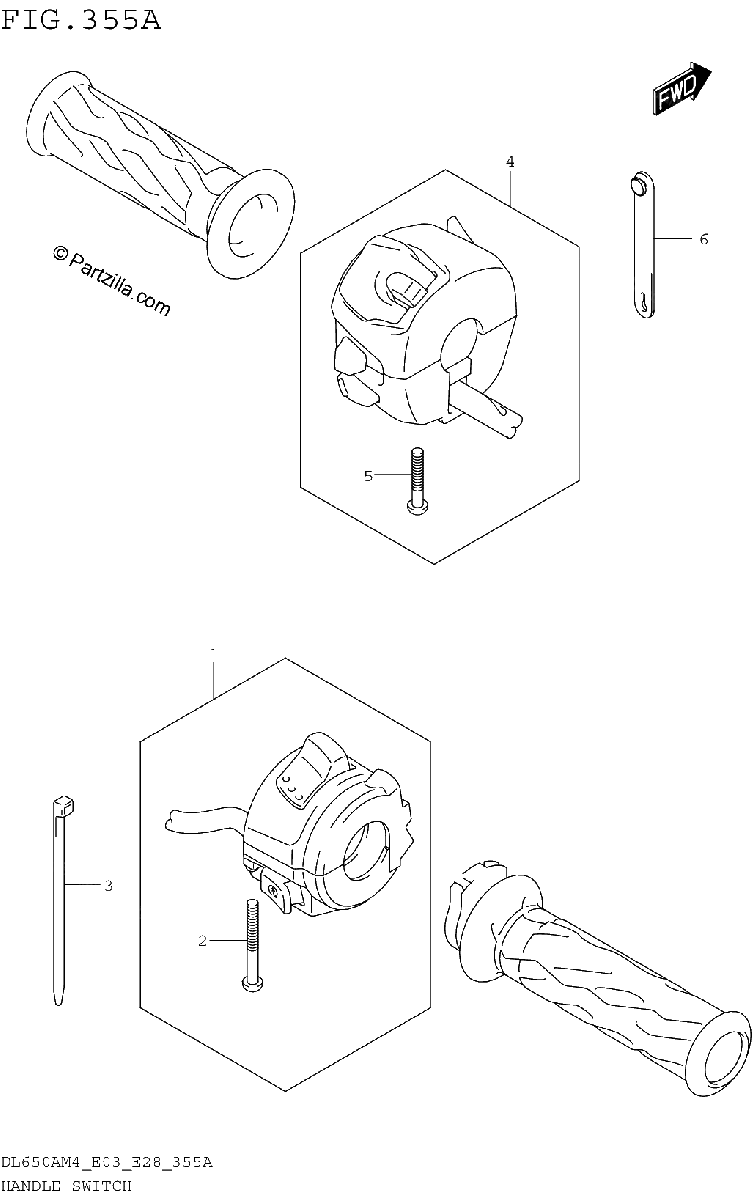 Diagrama de HANDLE SWITCH