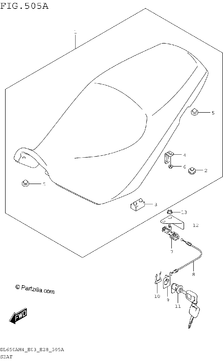 Diagrama de SEAT DL650AM4 E03