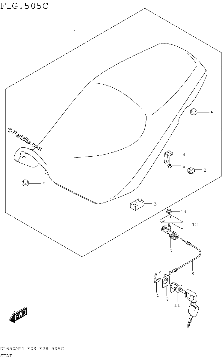Diagrama de SEAT DL650AM4 E33