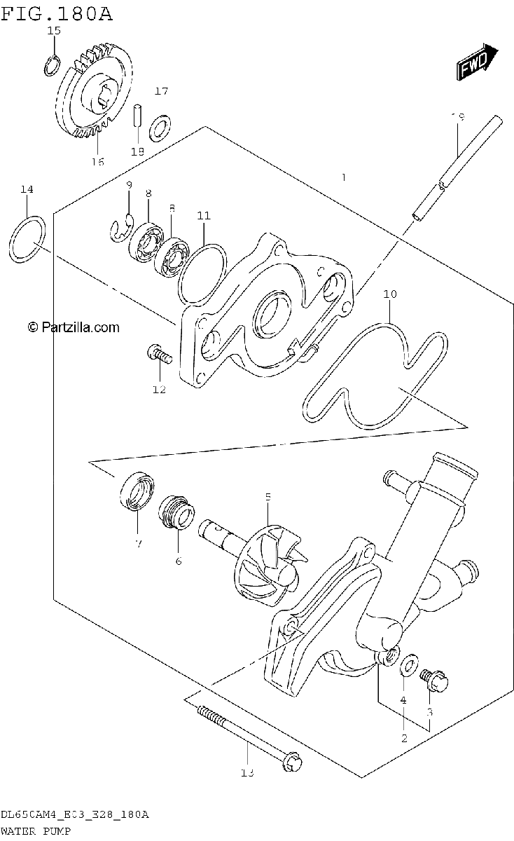 Diagrama de WATER PUMP