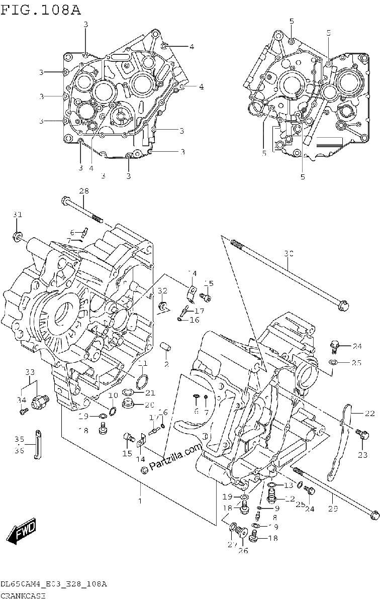 Diagrama de CRANKCASE