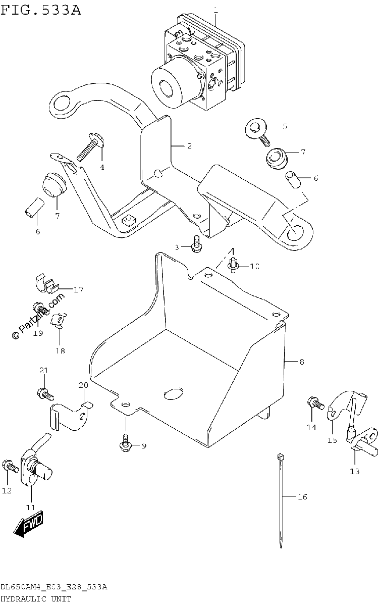 Diagrama de HYDRAULIC UNIT
