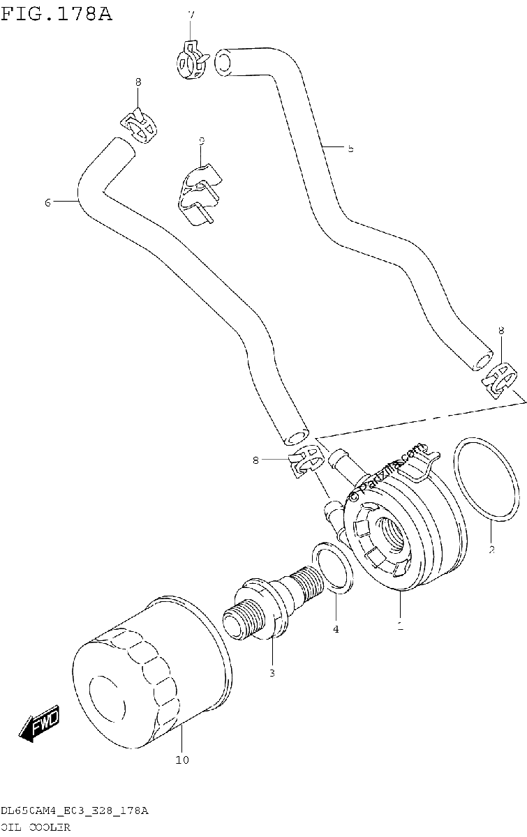Diagrama de OIL COOLER