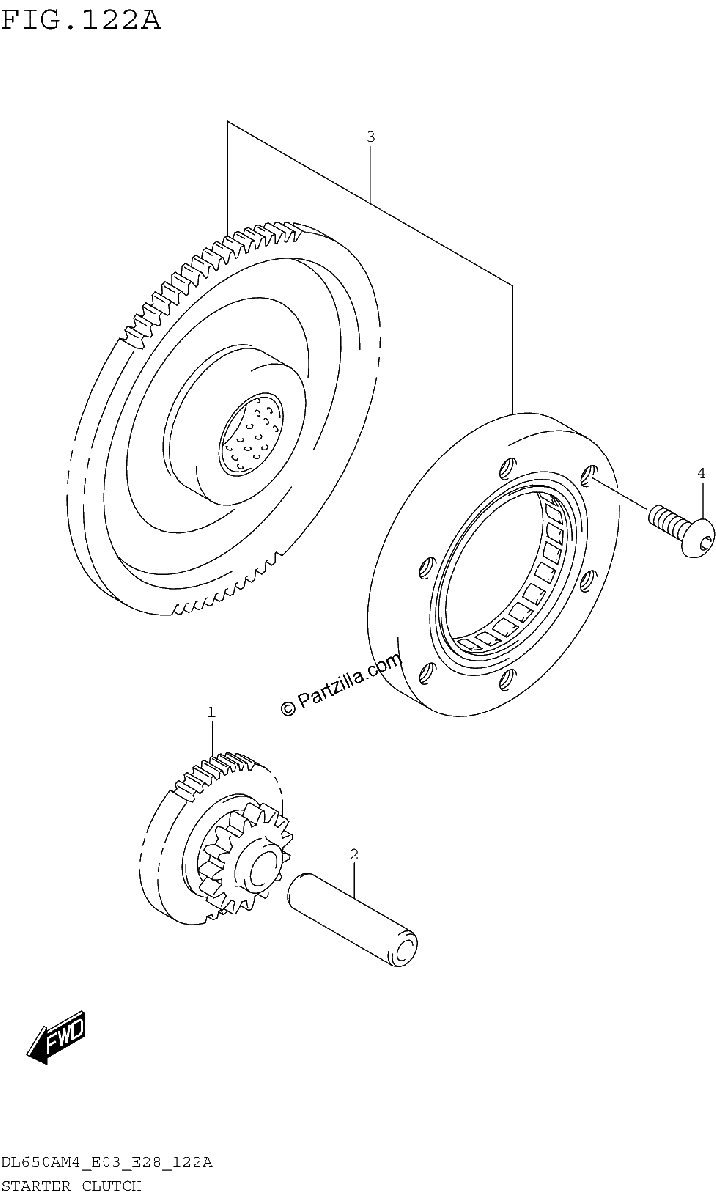 Diagrama de STARTER CLUTCH