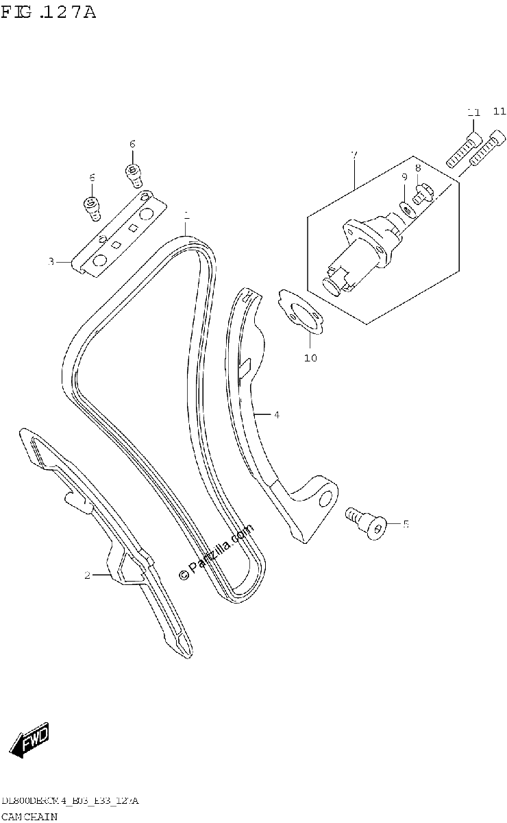 Diagrama de CAM CHAIN
