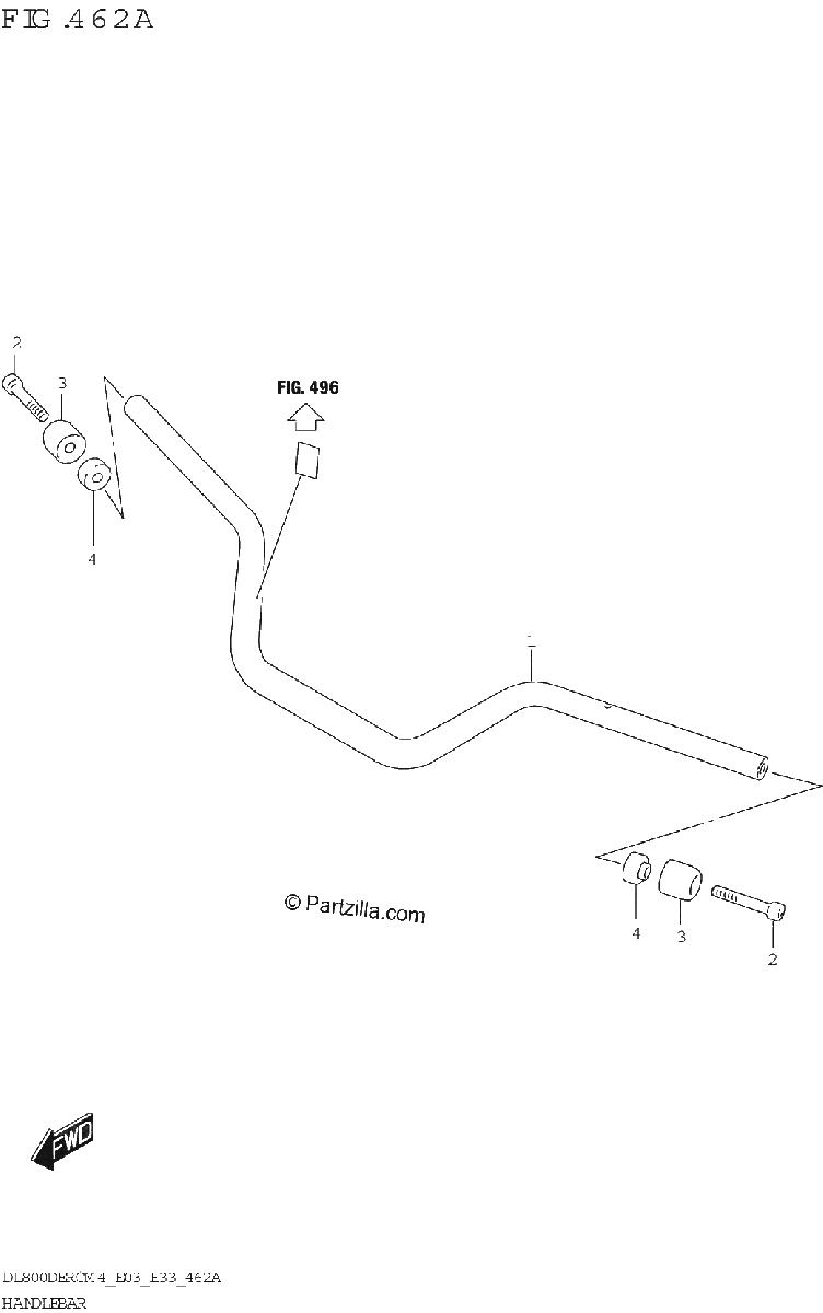 Diagrama de HANDLEBAR